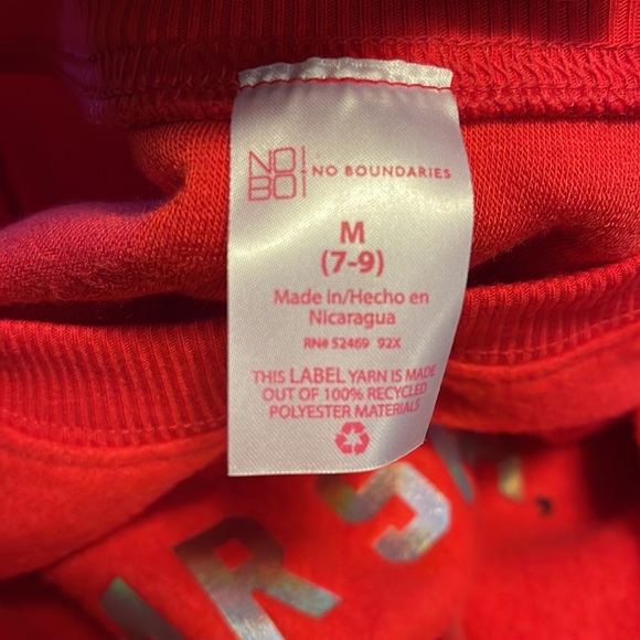 NEW No Boundaries Junior Fashion Pull Over Sweat Shirt - Picture 4 of 11